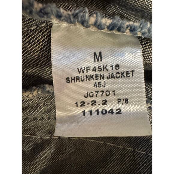 Vintage Y2K Calvin Klein Jeans Shrunken Cropped Denim Jacket Medium - Picture 8 of 11